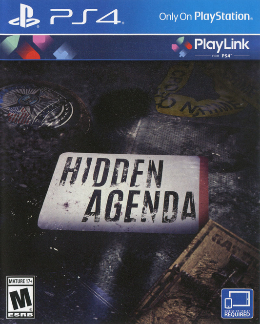 Hidden Agenda - PS4