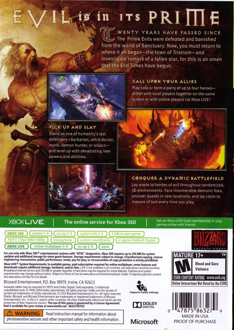 Diablo 3 - Xbox 360