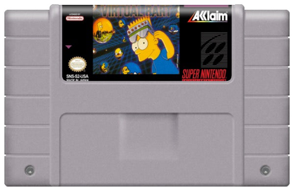 Virtual Bart (The Simpsons) - SNES