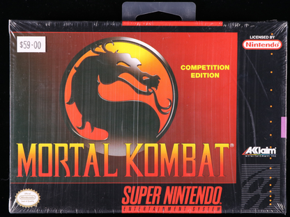 Mortal Kombat SNES 9.6 A+ - NEBRASKA COLLECTION