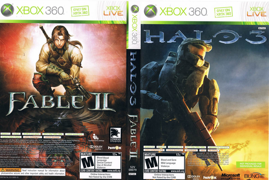 Halo 3 + Fable 2 Double Pack - Xbox 360