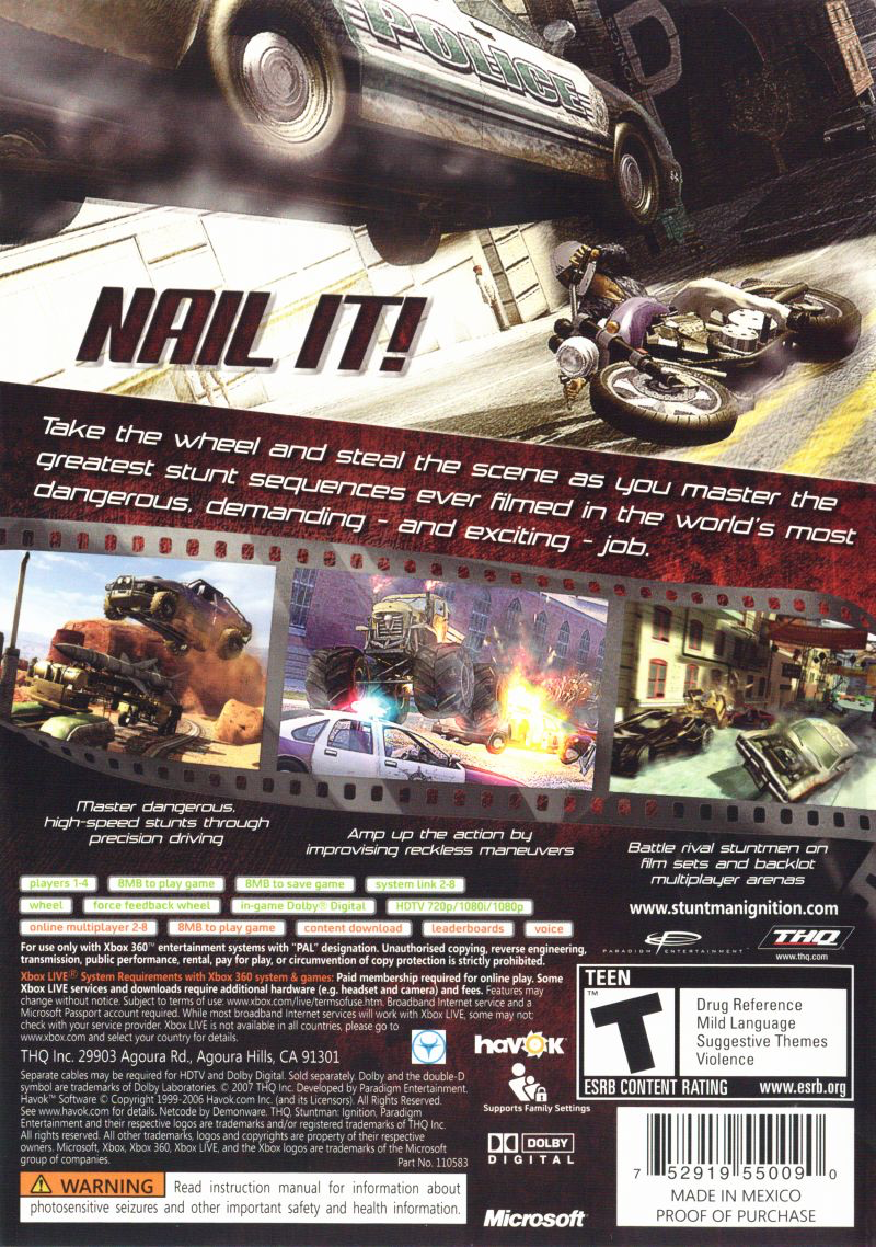 Stuntman: Ignition - Xbox 360
