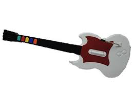 Guitar Wired Guitar Hero Controller | SG White Red Octane - PS2