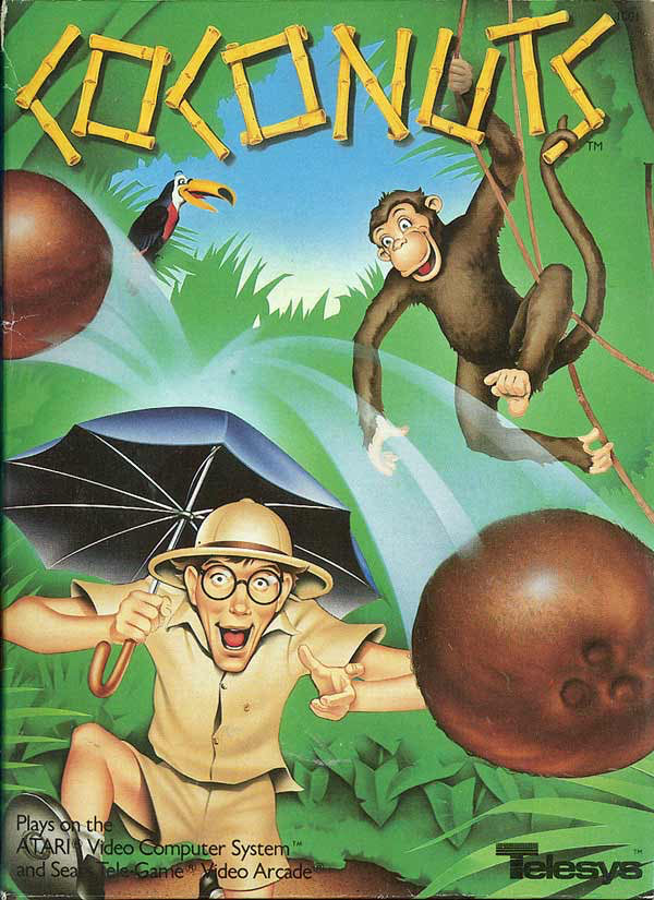 Coconuts (Telesys Cartridge) - Atari 2600
