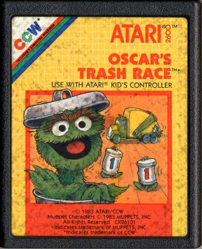 Oscar's Trash Race - Atari 2600