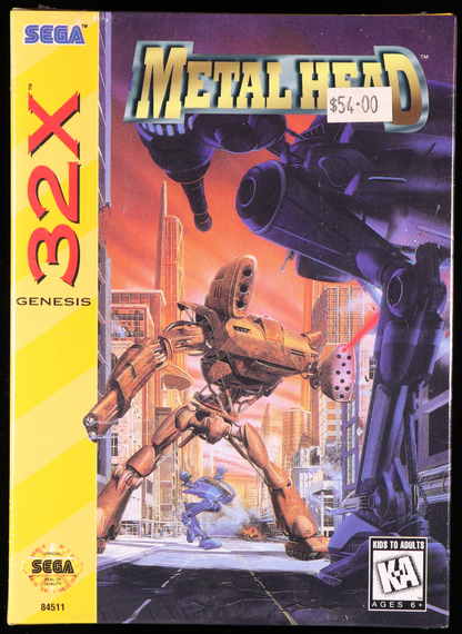 Metal Head SEGA 32X 9.6 A+ - NEBRASKA COLLECTION