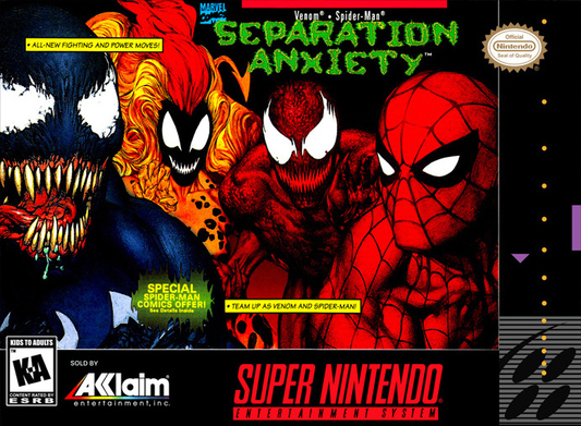 Venom/Spider-Man: Separation Anxiety - SNES