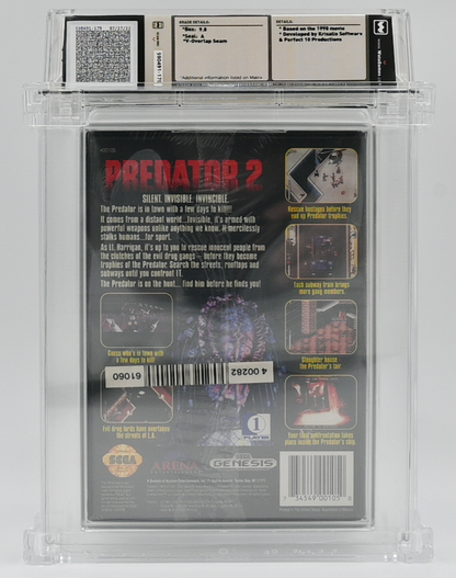 Predator 2 SEGA GENESIS 9.8 A - NEBRASKA COLLECTION