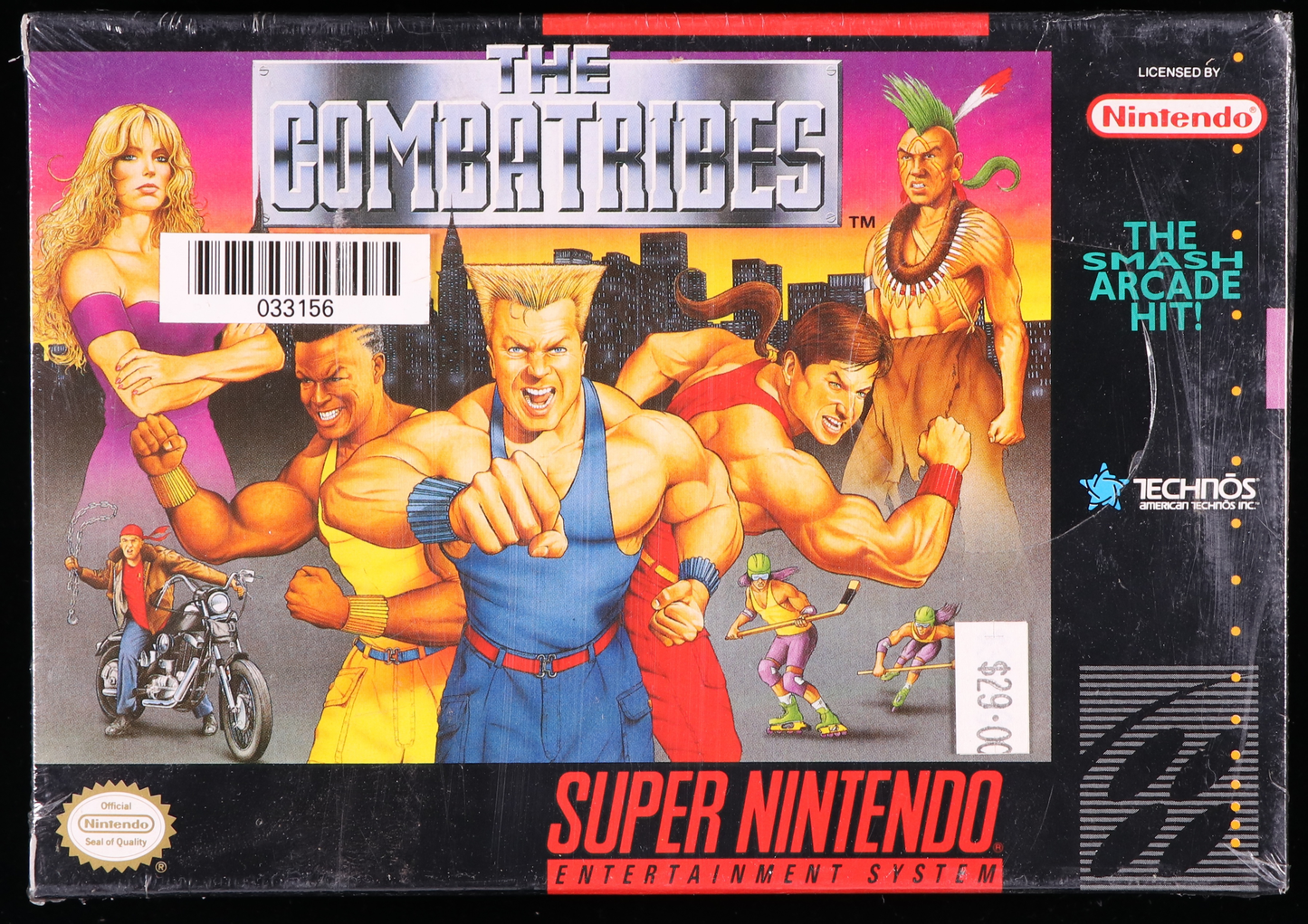 The Combatribes SNES 7.5 B - NEBRASKA COLLECTION