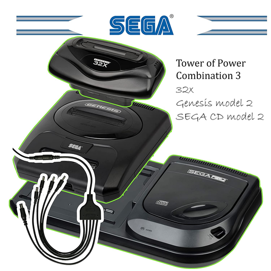 Sega Tower of Power System COMBO 3 - Genesis