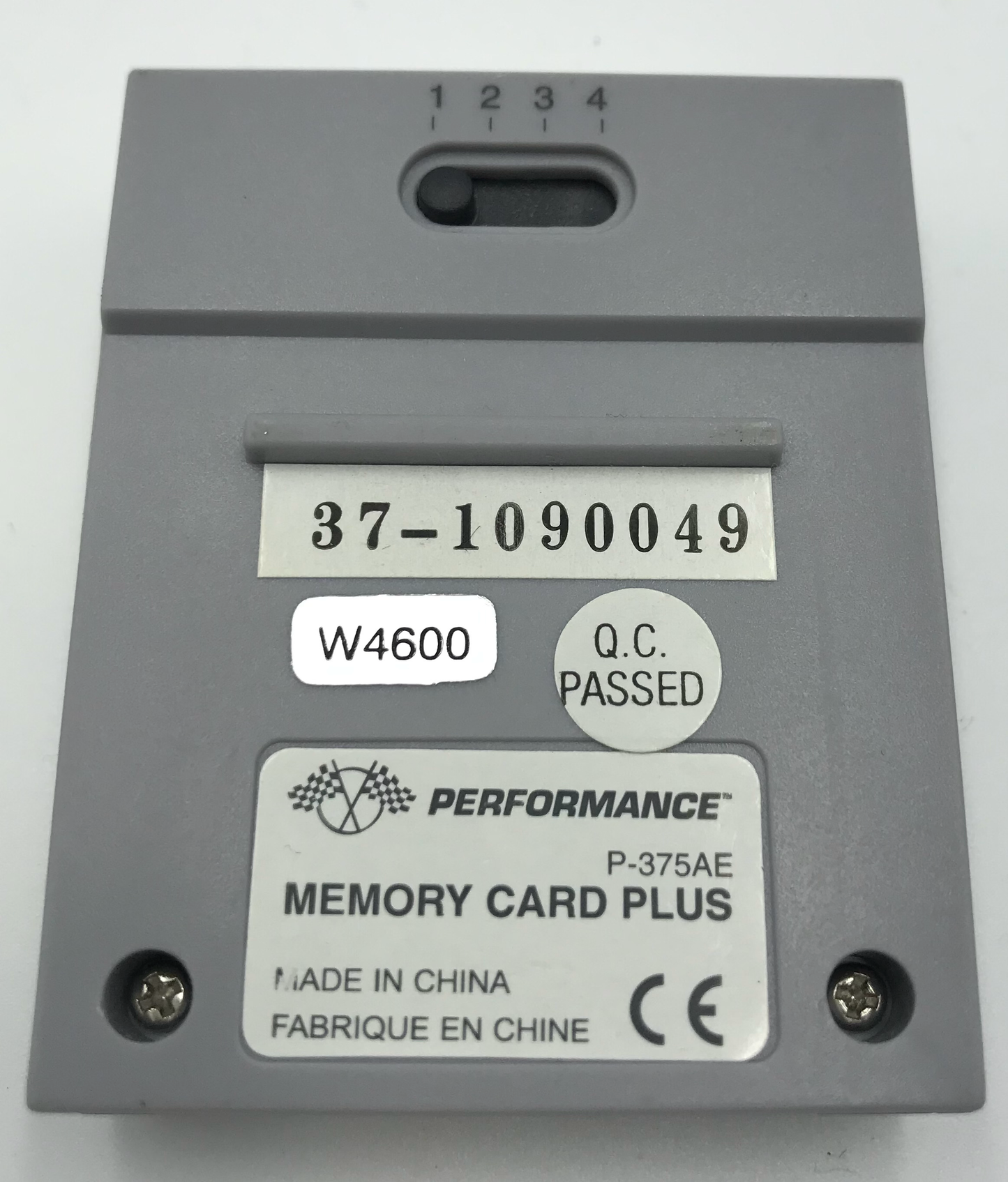 Memory Card N64 Performance 4x Memory Grey/Blue - N64