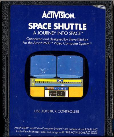 Space Shuttle: A Journey Into Space (Blue Picture Label) - Atari 2600