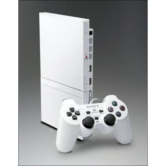 Console System | Slim Ceramic White - PS2