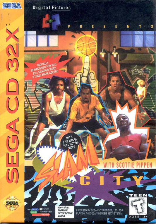 Slam City: With Scottie Pippen - Sega CD