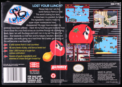 Out to Lunch SNES 9.2 A - NEBRASKA COLLECTION