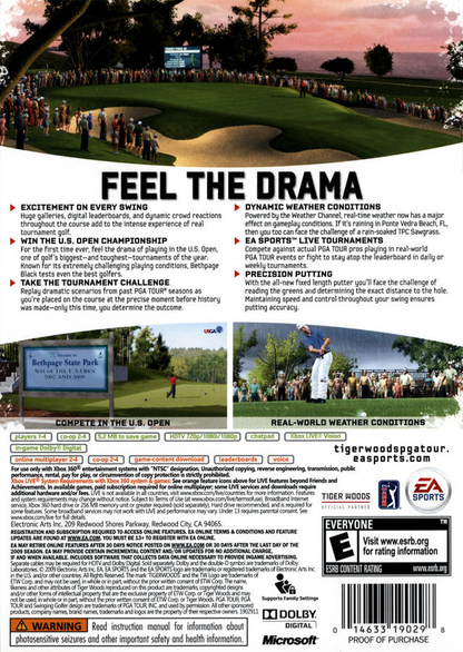 Tiger Woods PGA Tour 10 - Xbox 360