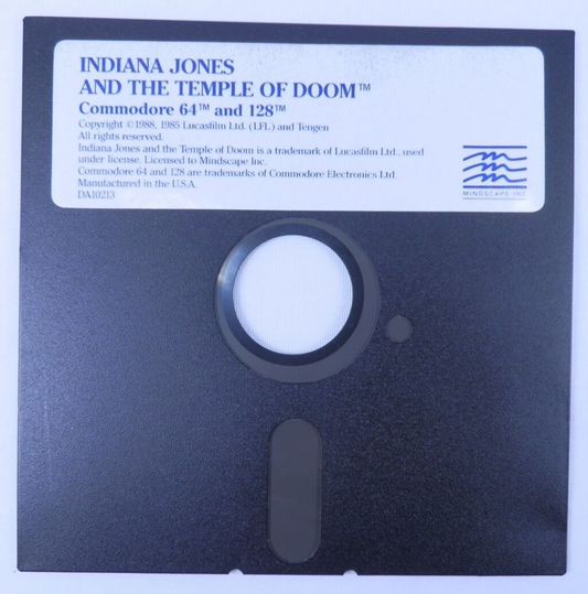 Indiana Jones and the Temple of Doom - Commodore 64