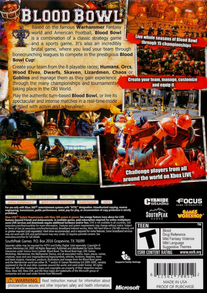 Blood Bowl - Xbox 360