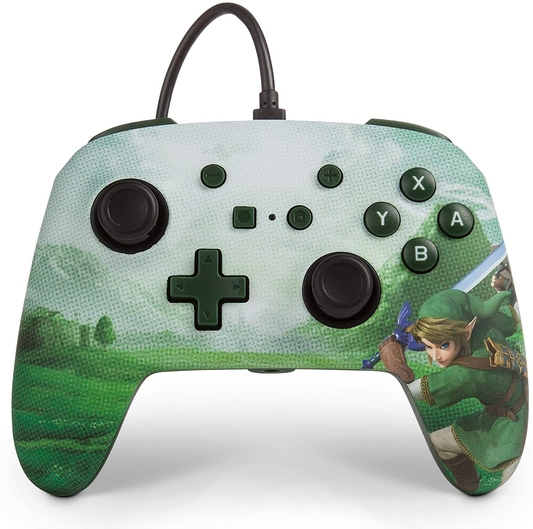 Power A Enhanced Wired Controller Link Hyrule - Switch
