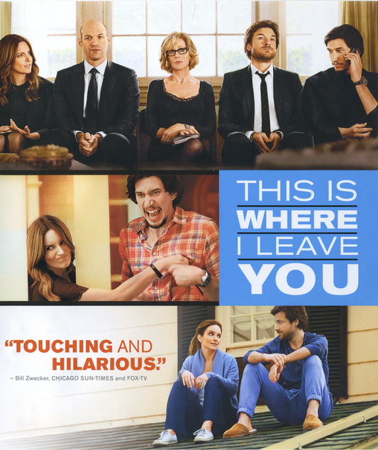 This Is Where I Leave You - Blu-ray Comedy 2014 R