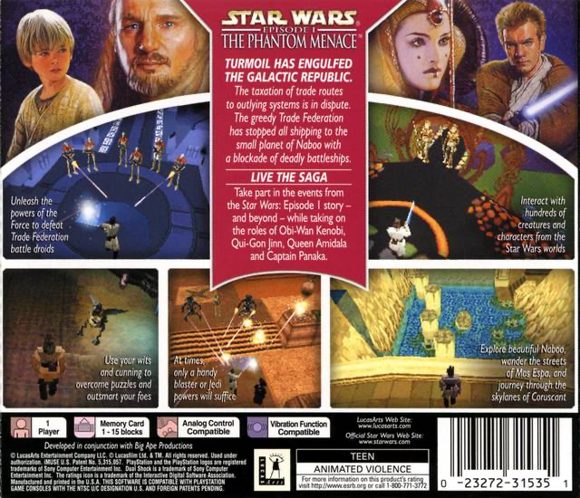 Star Wars: Episode 1 - Phantom Menace - PS1