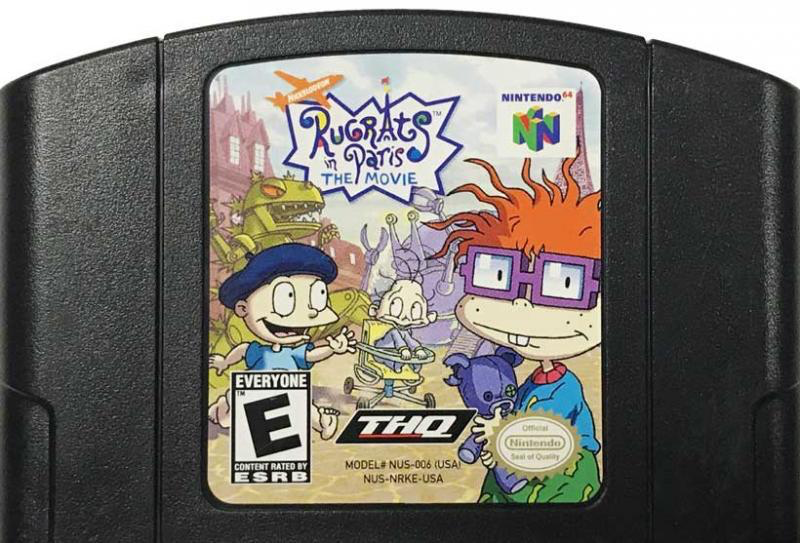 Rugrats in Paris: The Movie (Black Cartridge) - N64