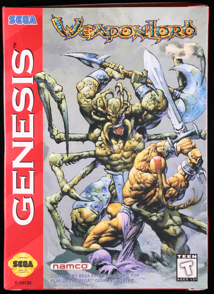 Weaponlord SEGA GENESIS 7.5 A+ - NEBRASKA COLLECTION