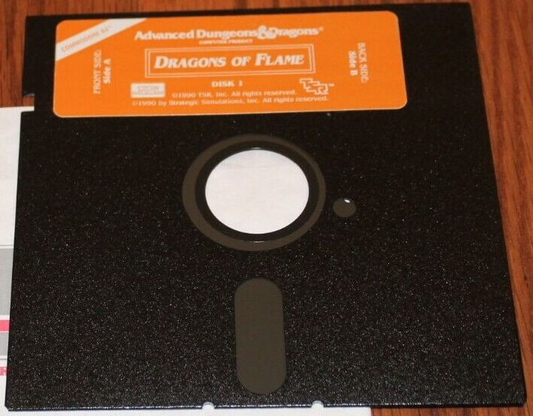Dragons of Flame - Commodore 64