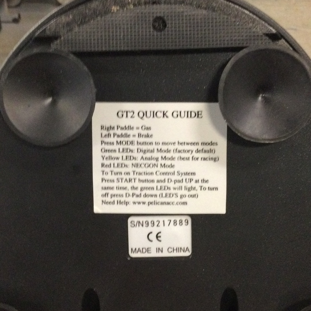 Pelican GT2 Racing Wheel - PS2