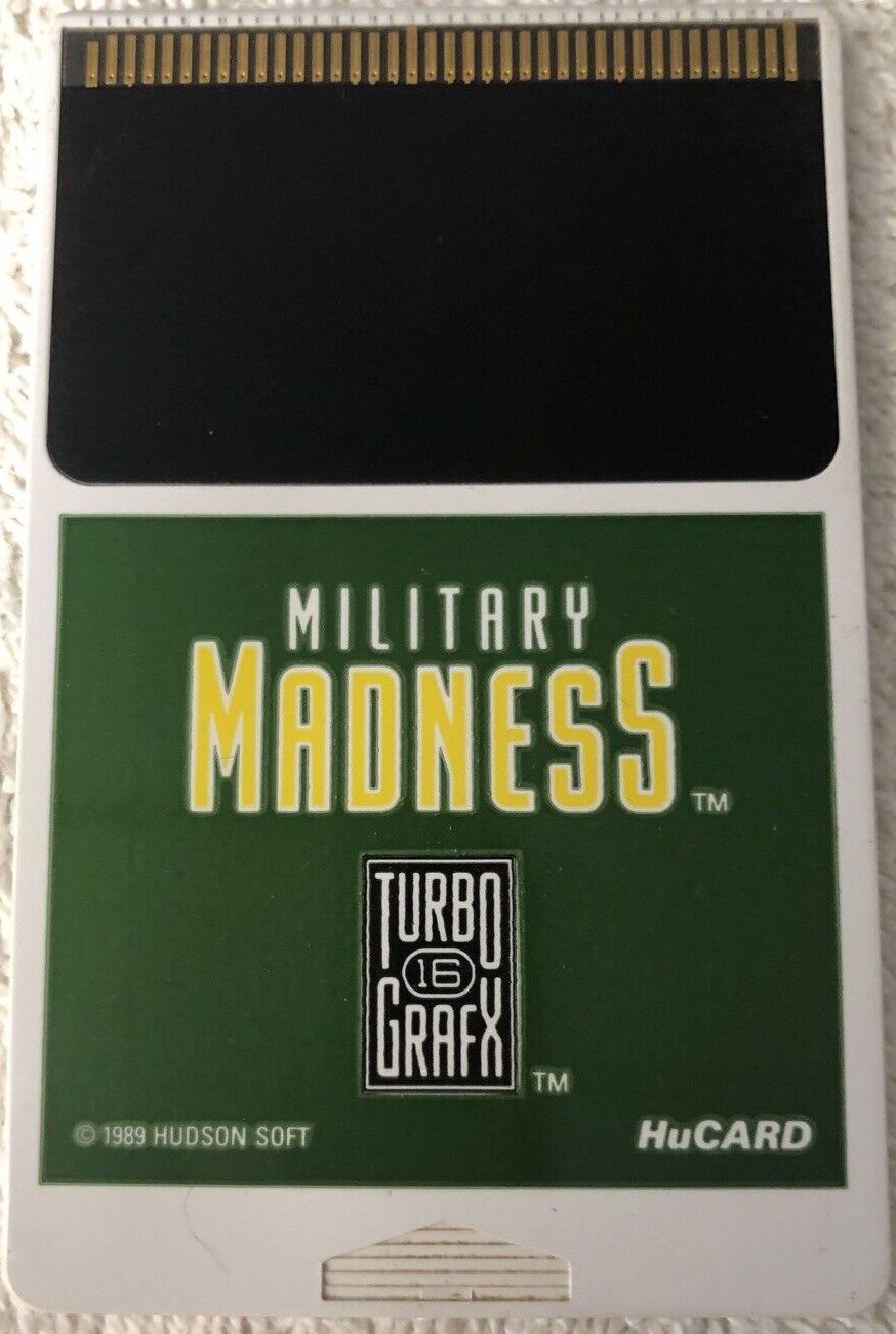 Military Madness Used NEC Turbo Grafx 16 Games For Sale – Dial Up Games