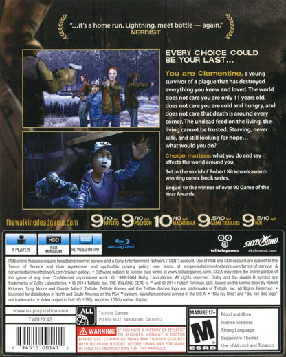 Walking Dead: Season 2 - PS4