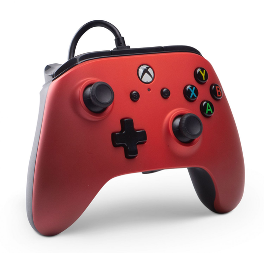 Power A Enhanced Wired Controller Crimson Fade - Xbox One