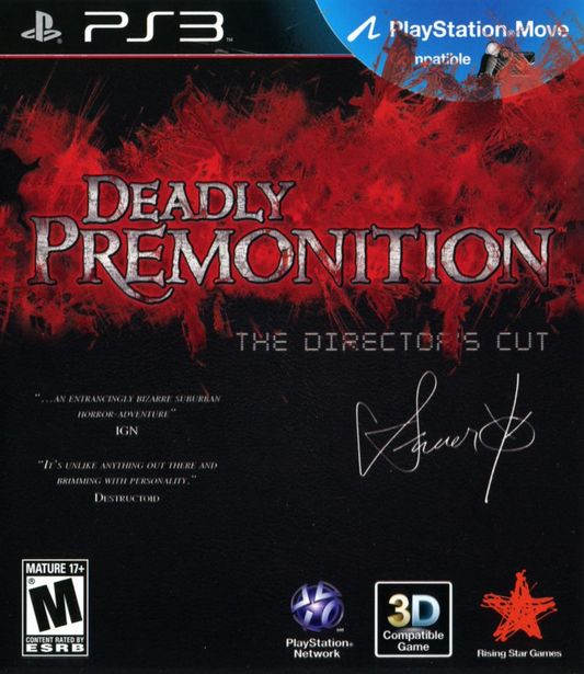 Deadly Premonition: The Director's Cut - PS3