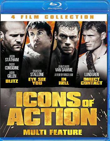 Icons Of Action: Blitz (2011) / Eye See You / In Hell / Direct Contact - Blu-ray Action/Adventure VAR R