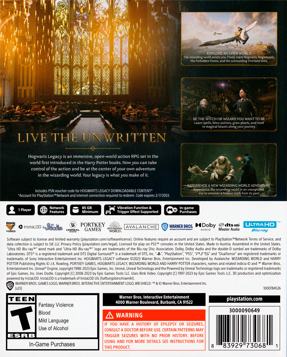 Hogwarts Legacy - PS5