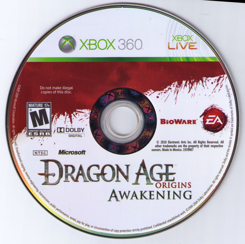 Dragon Age: Origins Awakening - Xbox 360