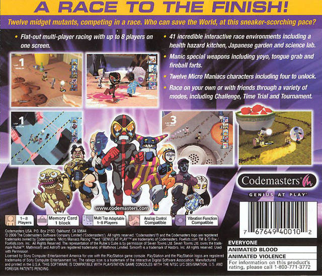 Micro Races Ps2 Micro Maniacs Racing Used PS1 Games For Sale Retro Gameshop – Dial Up Games