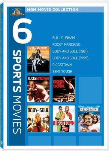 MGM Sports Movies: Bull Durham / Rocky Marciano / Body And Soul / Diggstown / Semi-Tough - DVD