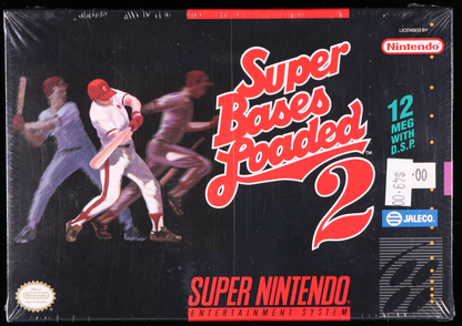 Super Bases Loaded 2 SNES 9.6 A - NEBRASKA COLLECTION