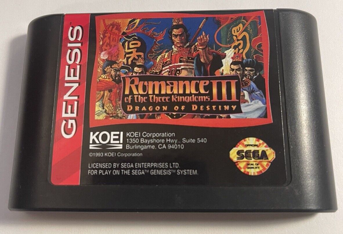 Romance of the Three Kingdoms III: Dragon of Destiny - Genesis