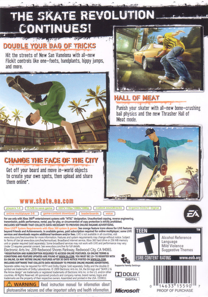 Skate 2 - Xbox 360