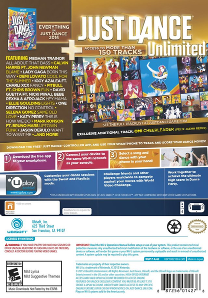 Just Dance 2016 - Gold Edition - Wii U