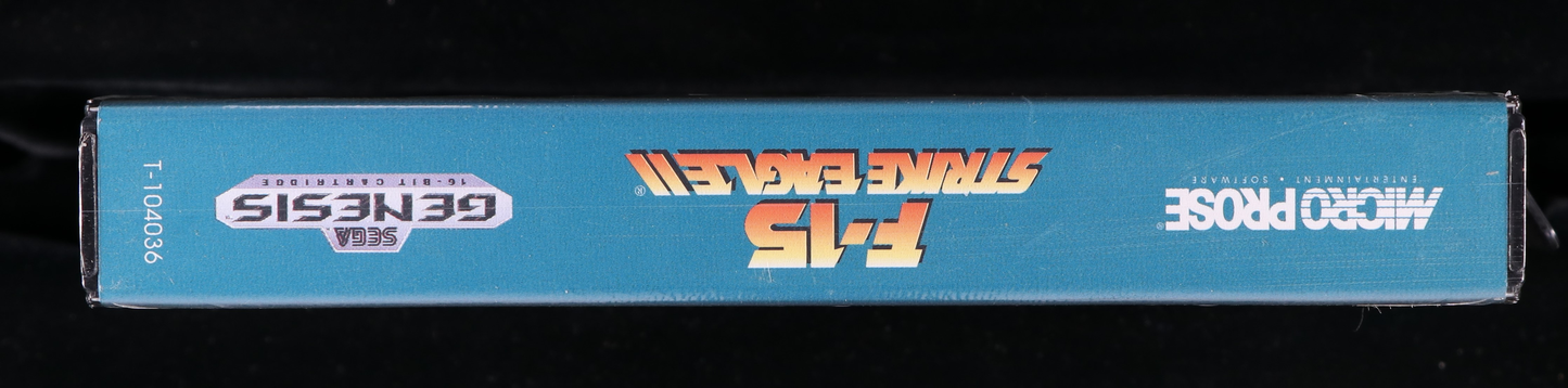F-15 Strike Eagle II SEGA GENESIS 9.8 A+ - NEBRASKA COLLECTION