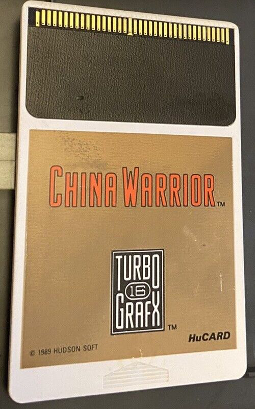 China Warrior - NEC Turbo Grafx 16