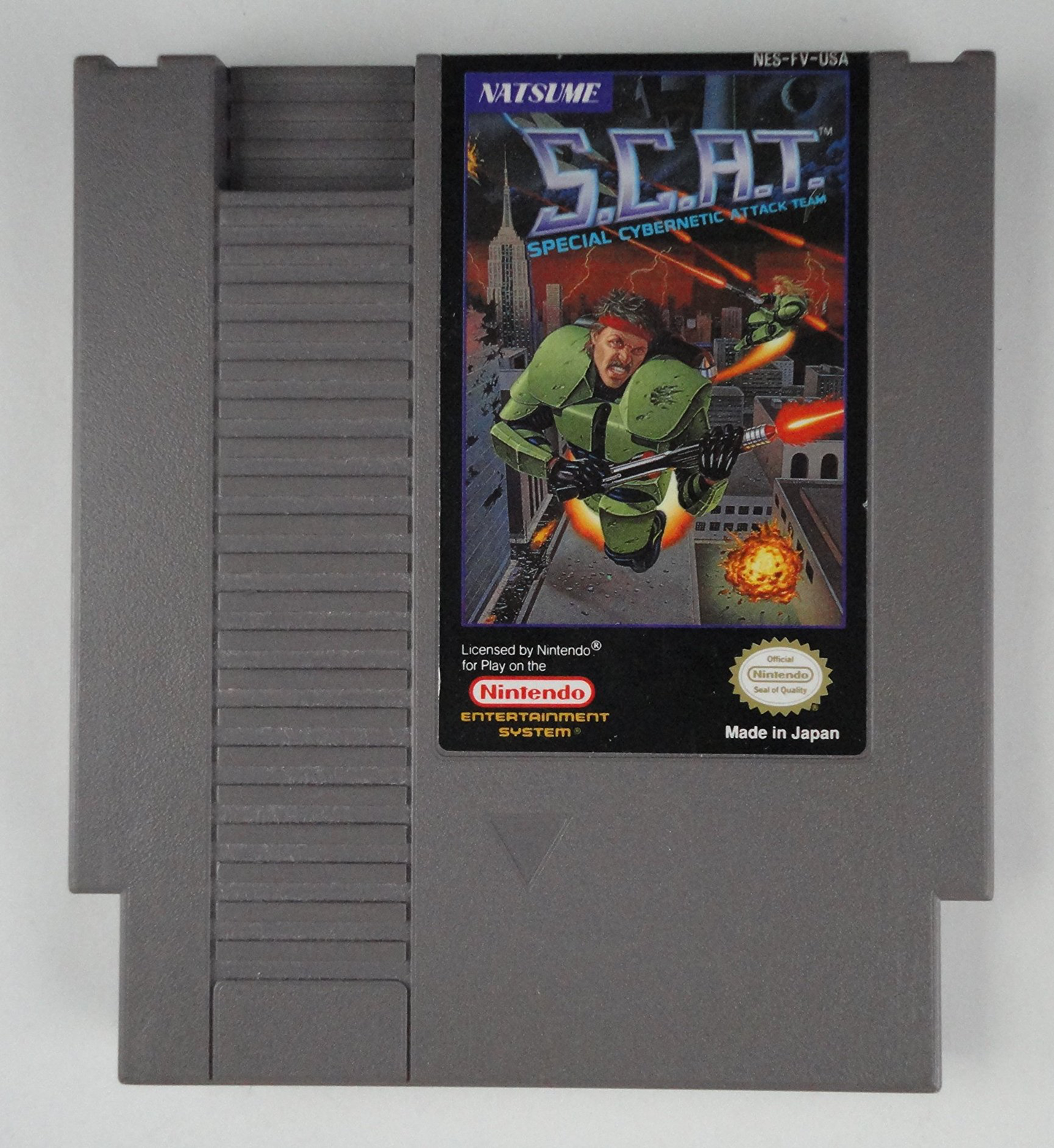 S.C.A.T. Special Cybernetic Attack Team SCAT - NES