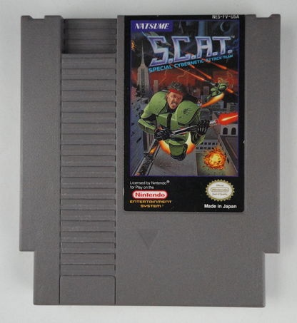S.C.A.T. Special Cybernetic Attack Team SCAT - NES