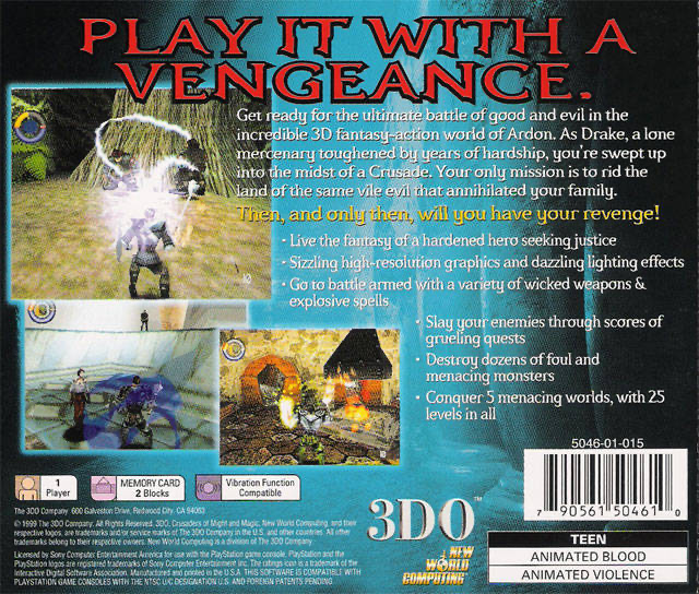 Crusaders of Might and Magic - PS1