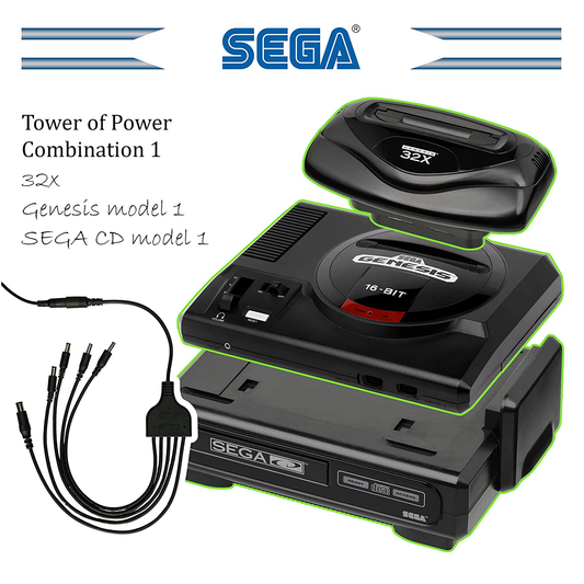 Sega Tower of Power System COMBO 1 - Genesis