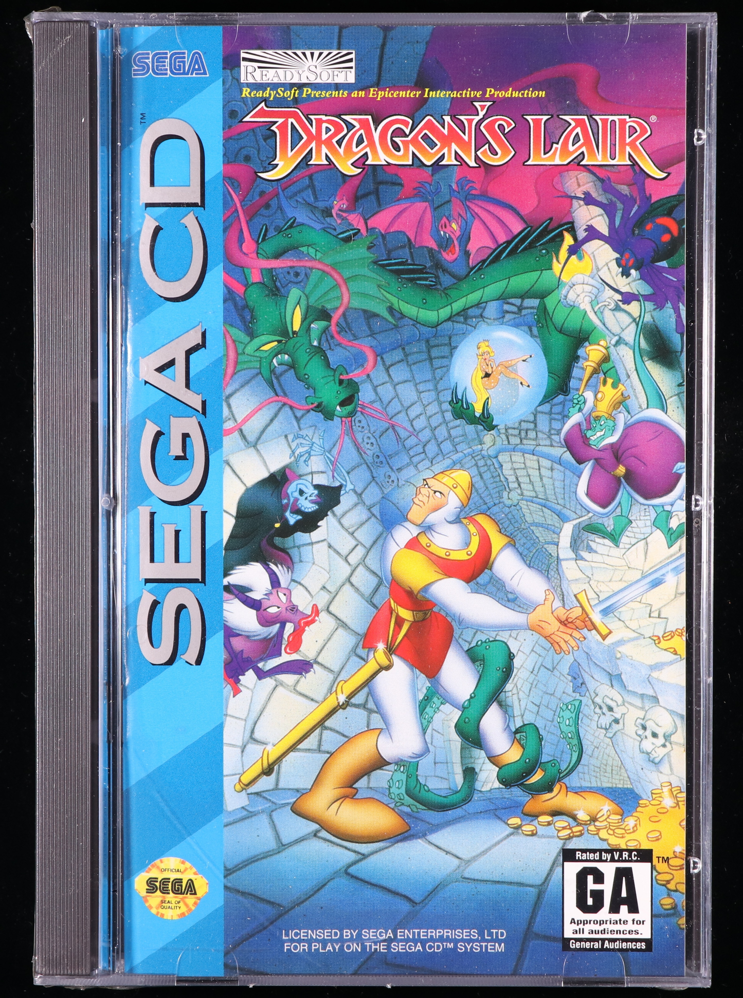 Dragon's Lair SEGA CD 9.8 A - NEBRASKA COLLECTION