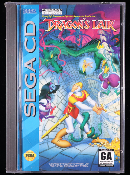 Dragon's Lair SEGA CD 9.8 A - NEBRASKA COLLECTION